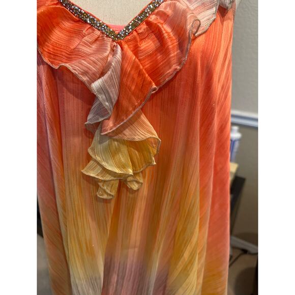 Women’s Casting Made in France Top with Rhinestone. Size Large - Picture 2 of 5